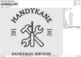 HANDYKANE Embroidery File 6 size