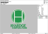 Hardgetext Embroidery File 6 sizes