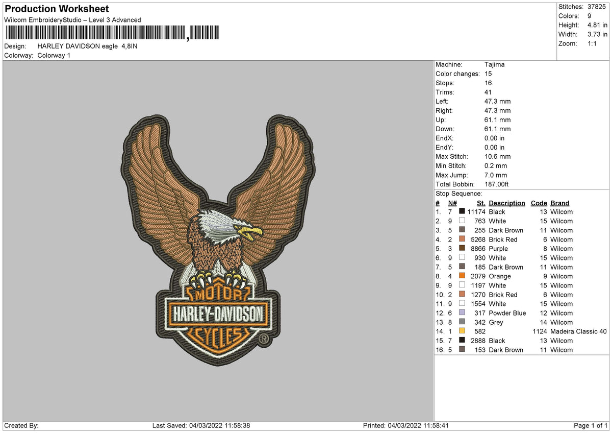 Harley Davidson Eagle