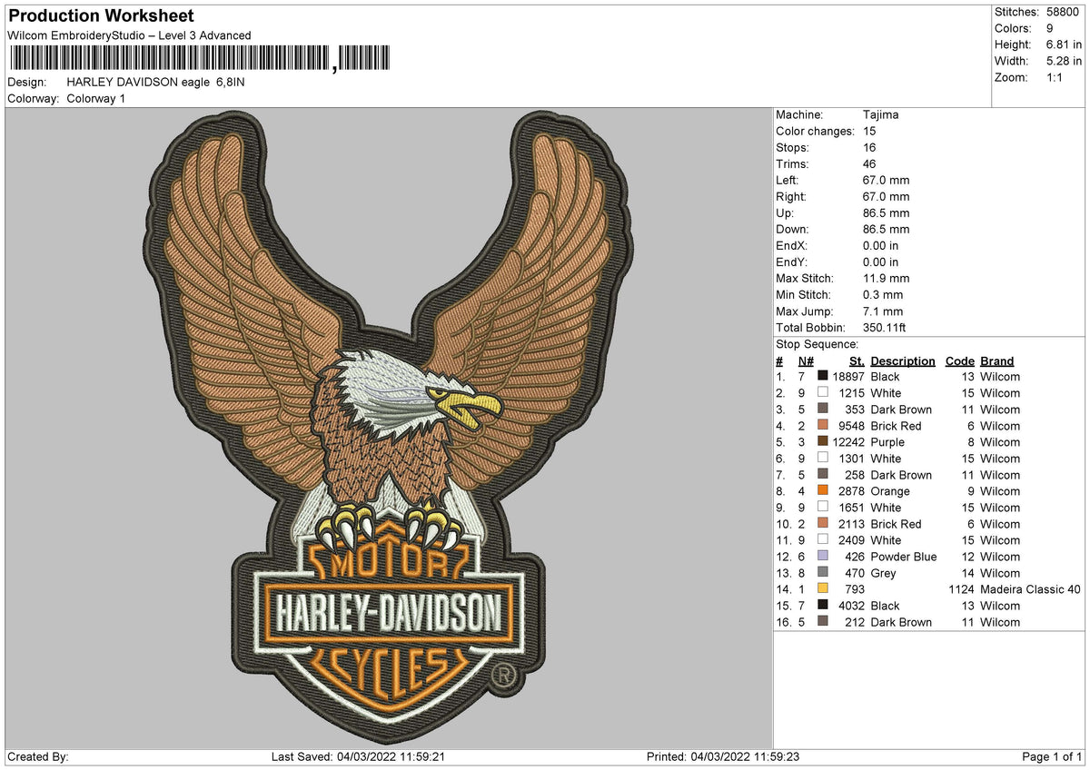 Harley Davidson Eagle