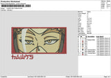 Hawksrectangle Embroidery File 6 sizes