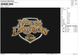 Harley Davidson 02 Embroidery