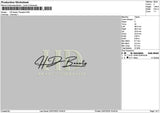 Beautytext 2307 Embroidery File 6 sizes