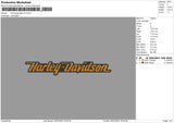 HD Typography V3 Embroidery File 6 sizes