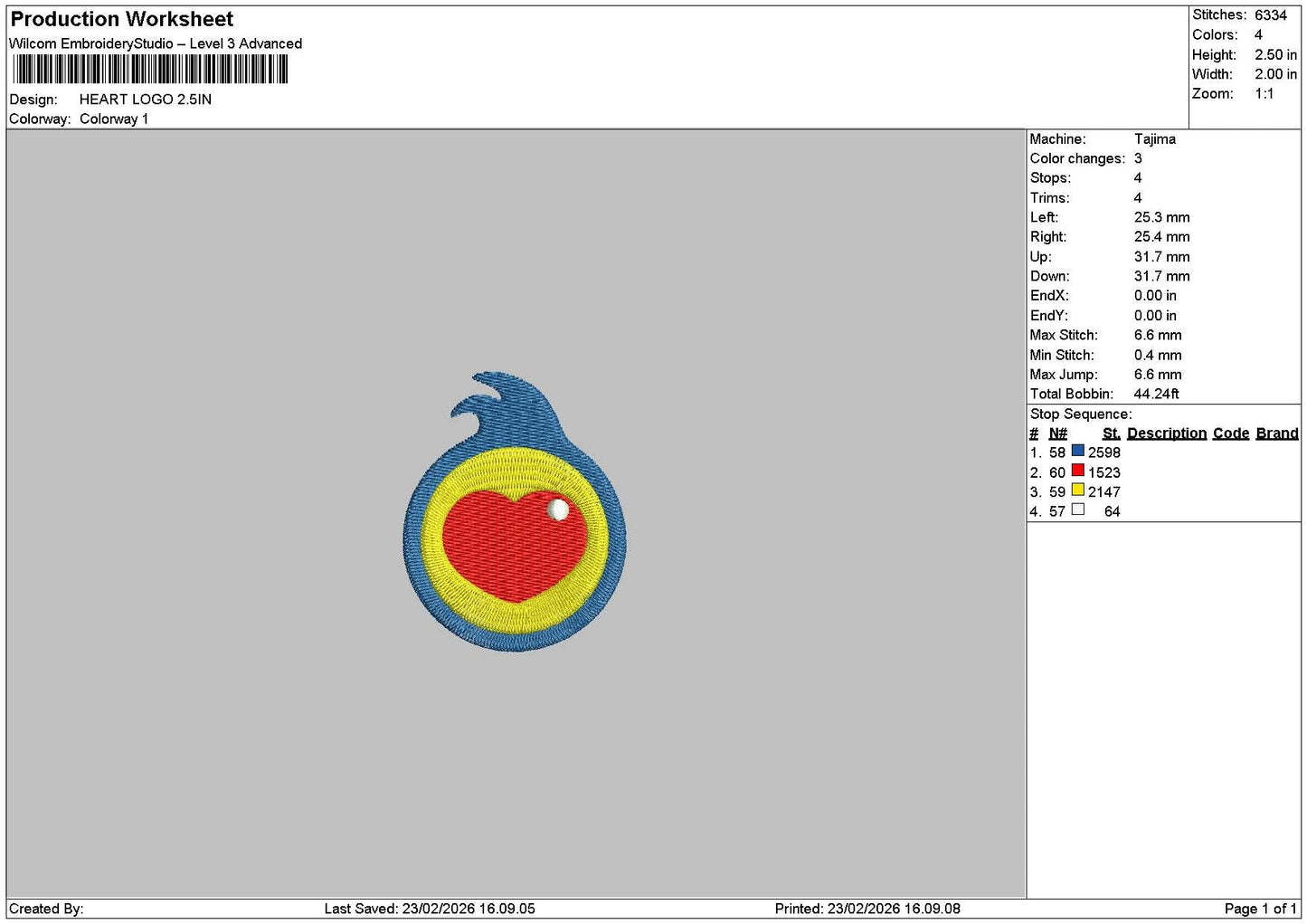 Heartcircle 01 Embroidery File 6 sizes