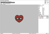 Heartspider1911 Embroidery File 6 sizes