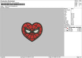Heartspider1911 Embroidery File 6 sizes