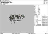 Beastietext Embroidery File 6 sizes