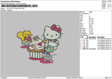 Hk Birthday Embroidery File 6 sizes