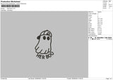 Her Ghost Embroidery File 6 Sizes