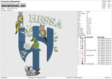 HESA Embroidery File 6 size