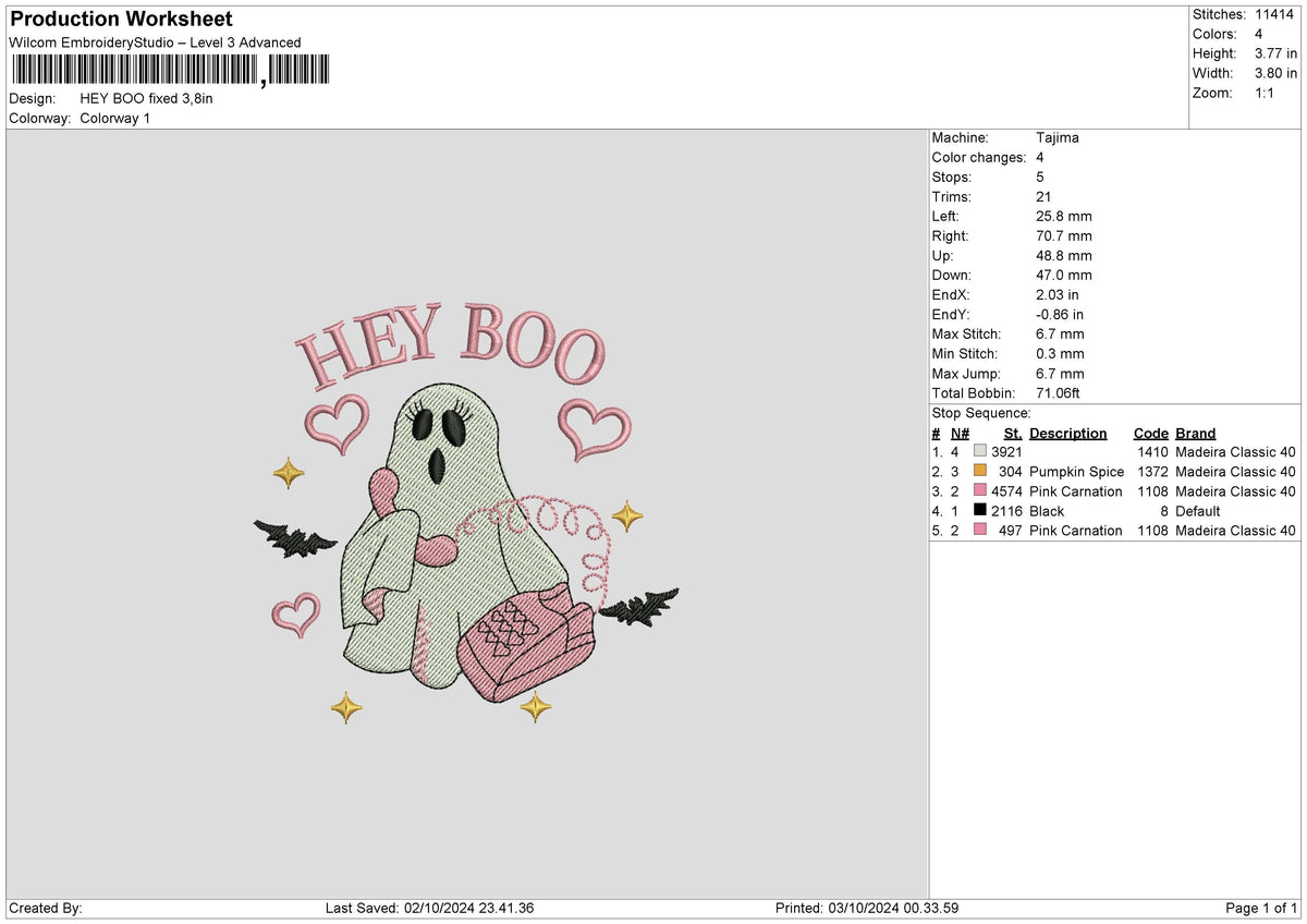 Boo 0210 Embroidery File 6 sizes