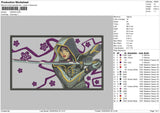 Hibanarectangle Embroidery File 6 sizes