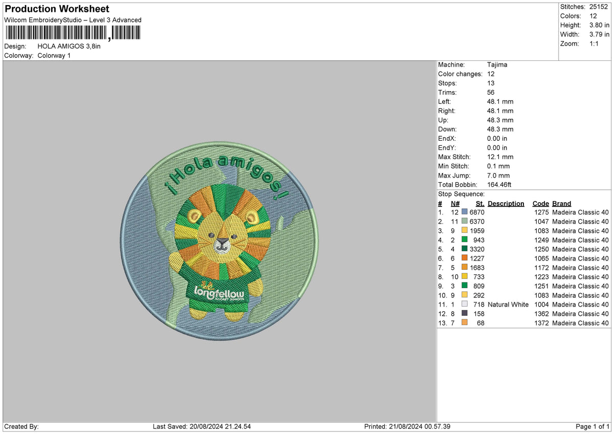 Holacircle Embroidery File 6 sizes