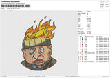 HOME ALONE FIRE Embroidery