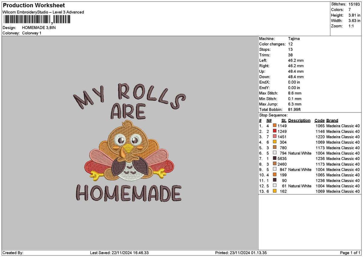 Birdtext 01 Embroidery File 6 sizes