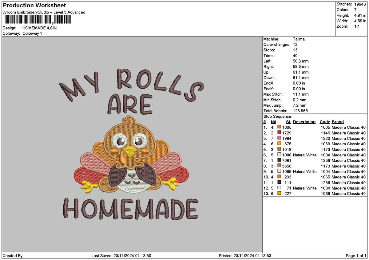Birdtext 01 Embroidery File 6 sizes