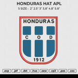 HONDURAS Embroidery File 6 size
