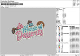 Housetext 2106 Embroidery File 6 sizes