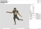 Hughes Embroidery File 6 sizes