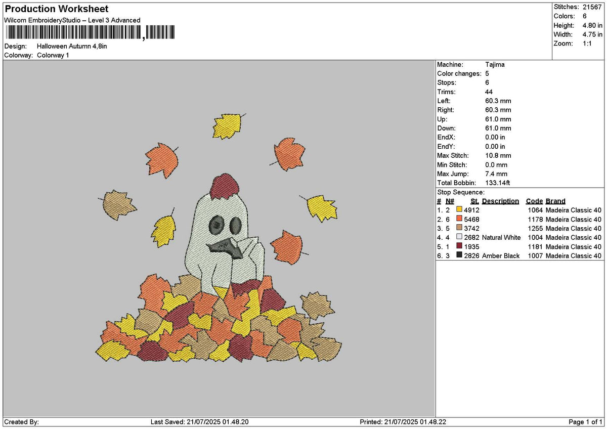 Autumn2107a Embroidery File 6 sizes