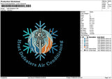 Defeaterstext Embroidery File 6 sizes