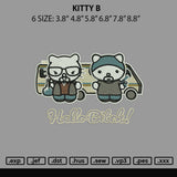 Kitty B Embroidery File 6 sizes