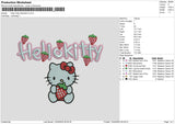 Hk Starwberry Embroidery