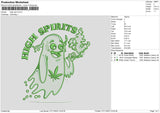 Ghosthigh Embroidery File 6 sizes