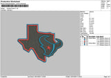 Houston1401a Embroidery File 6 sizes