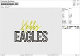 Hubbs Eagle Embroidery File 6 size