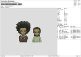 Huey Riley Embroidery File 6 sizes