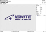 IGNITE Embroidery File 6 size
