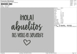 Iloha Text Embroidery File 6 sizes