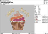 Bakerytext 2310 Embroidery File 6 sizes