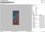 Inuya Rectangle Embroidery File 6 sizes