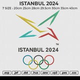 ISTANBUL 2024 Embroidery File 6 size