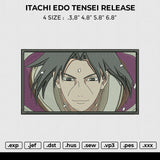 ITACHI EDO TENSEI RELEASE Embroidery
