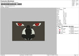 Itachishadow Embroidery File 6 sizes