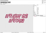 Its Not Me