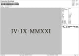 Roman V2803 Embroidery