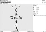 JACK CACTUS Embroidery
