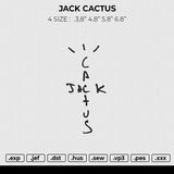 JACK CACTUS Embroidery