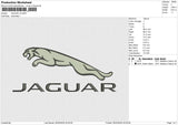 JAGUAR v3 Embroidery File 6 size
