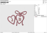 JB love Embroidery File 6 size