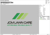 Jcm Embroidery File 6 sizes