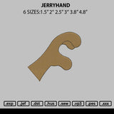 Jerryhand Embroidery File 6 sizes