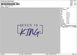 Jesustext 1105a Embroidery File 6 sizes
