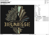 JEUNESSE Embroidery File 6 size