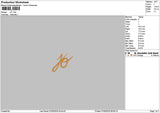 Jotext 01 Embroidery File 6 sizes